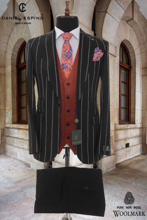 men's suit with vest