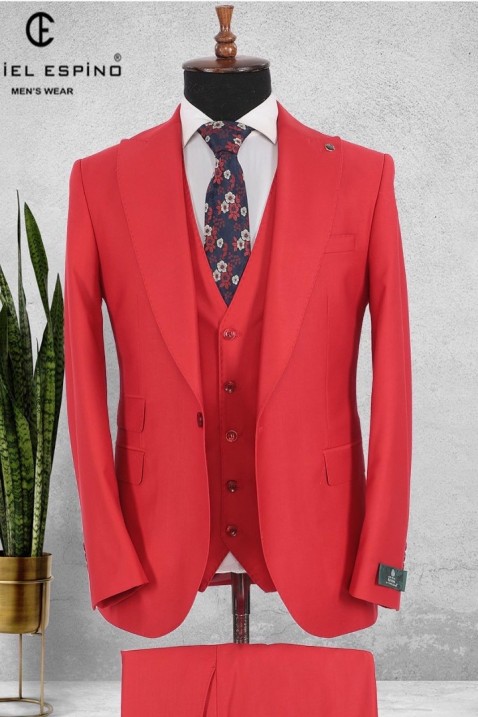 men's suit with vest