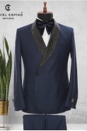 single button double breasted suit