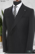 single button double breasted suit