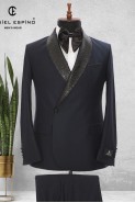 single button double breasted suit