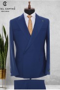 single button double breasted suit