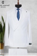 single button double breasted suit