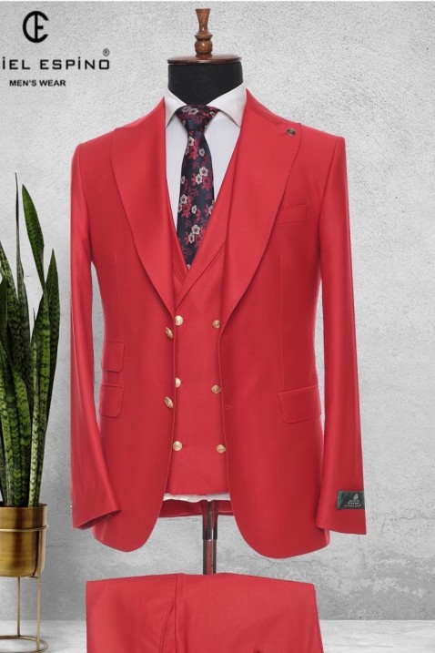 men's suit with vest