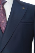 single button double breasted suit