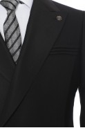 single button double breasted suit