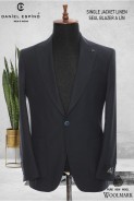 blazer single jacket linen