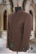 collarless suit