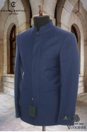 collarless suit